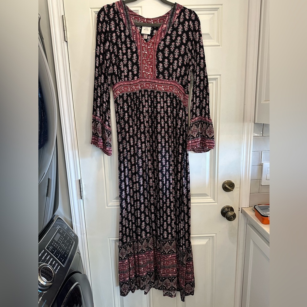 Long sleeve maxi dress